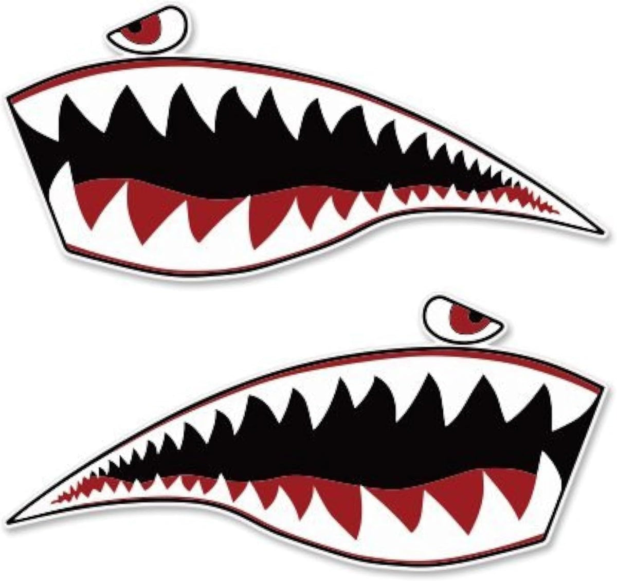 Warhawk Shark Tiger Bike Stickers